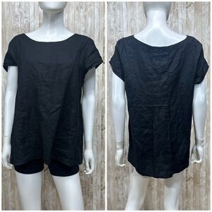 Flax Black Pullover Shirt [Q18]